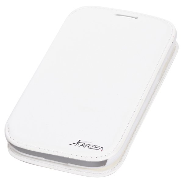 Футляр «Кожаный, гладкий, белый для Samsung Galaxy S3 i9300»